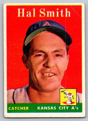 1958 Topps #257 Hal Smith Kansas City Athletics - Image 1 of 3