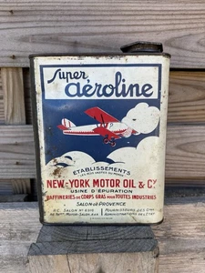 Alte Ölkanne SUPER AEROLINE 1930 - Bild 1 von 4