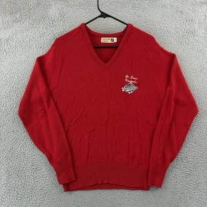 Vintage St Louis Cardinals Sweater Men's Medium Red 80s World Series MLB USA - Picture 1 of 10