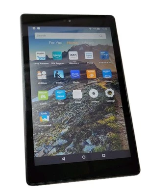 Amazon Fire HD 8 (7th Gen) Black - Kindle Tablet EReader #260h Good Condition ✅✅ - Image 1 of 4