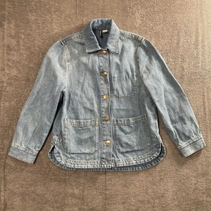 Bluejeans Denim Jacke Damen Kurz Divided Gr 36 S Blau H&M 100% Baumwolle - Bild 1 von 9