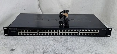 NETGEAR GS348 48-Port Gigabit Switch UNMANAGED SEE NOTES - Image 1 of 4