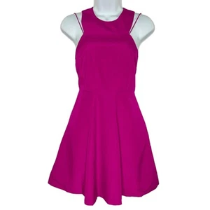 Keepsake the Label S NEW Countdown Mini Dress Hot Pink Fit Flare Party - Picture 1 of 12