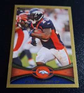 2012 Topps Football Gold #251 Willis McGahee Denver Broncos /2012 NRMT-MT!! - Bild 1 von 2