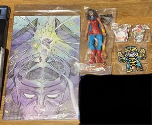 MARVEL UNLIMITED Swag Pack SDCC 2025 - Jeff The Land Shark #2 - Kamala Kahn Fig - Picture 1 of 1