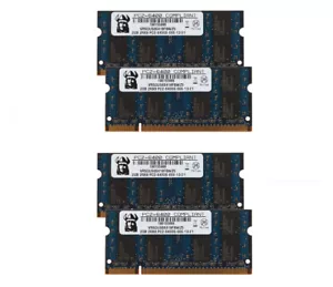 4X 2GB NEW 2GB 2Rx8 PC2-6400 Memory DDR2 800Mhz RAM Laptop Low Density SO-DIMM - Picture 1 of 9