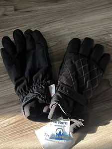 3M Thinsulate Damen Winter Warm Touch & Grip Handschuhe Schwarz Größe L/XL Neu mit Etikett - Bild 1 von 5