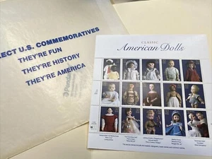 American Doll Stamps U.S. Commemorative Page of (15) 32 cent 1996 Mint - Picture 1 of 11