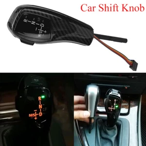Automatic LED Shift Knob Gear Shifter For BMW E90 E92 E93 F30  Carbon Fiber - Picture 1 of 13