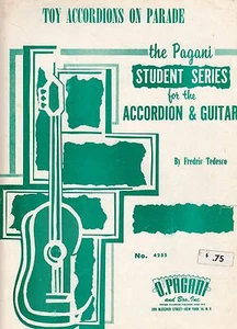 Toy Accordions on Parade Fredric Tedesco 1951 Accordion Sheet Music - Imagen 1 de 2