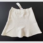 Uniqlo Quilted ivory skirt, elasticize waist, Size L