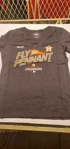 Houston Astros MLB Womens 2017 American League Champions shirt by Majestic XL - Picture 1 of 3
