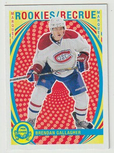 2013-14 OPC Retro Brendan Gallagher Rookie Card #520 Montreal Canadiens