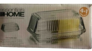 Essentials Home 4 In 1 Butter Dish - Picture 1 of 4