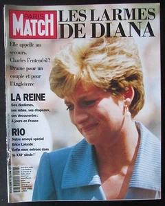 1992 PARIS MATCH LADY DIANA QUEEN ELISABETH JEAN POIRET MARGRETHE OF DENMARK - Picture 1 of 1