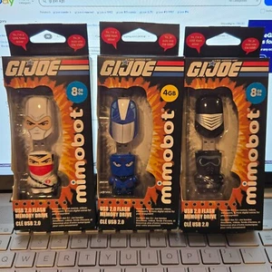 GI Joe Mimobot USB NEU Cobra Commander, Snake Eyes & Storm Shadow Flash Drives - Bild 1 von 11