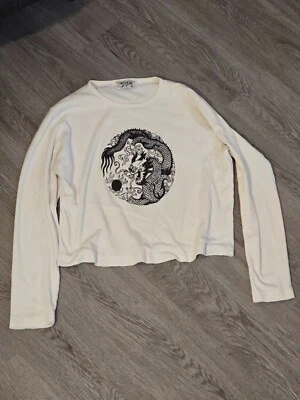 Винтажный свитер дракон 5,7,9 размер большой - Изображение 1 из 4