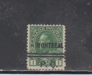 CANADÁ 1911-31 - PRECANCELADO USADO # 5-104 MONTREAL / P.Q. - Imagen 1 de 1
