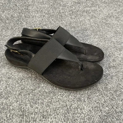 Vionic Danita Sandals Womens Sz 8.5 Slingback Thong Black - Image 1 of 4