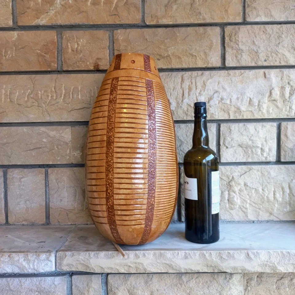 Calabaza Güiro Triple Muesca con Raspador - Instrumento Musical de Percusión Manual Foto 1 de 4