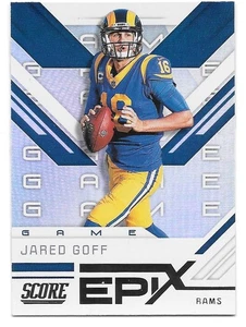 2019 Score Football JARED GOFF EPIX Game -LOS ANGELES RAMS- #EG-1 - Picture 1 of 1
