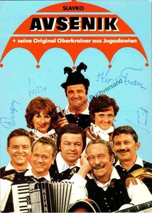 Original Autogramm Slavko Avsenik und Band (1929-2015) /// Autograph signiert si - Bild 1 von 2