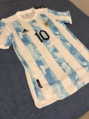 Camiseta Adidas 2021 Auténtica ARGENTINA PARTIDO EMITIDA CAMISETA - Messi - Copa América Foto 1 de 2