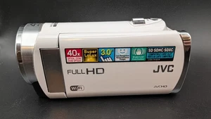 Videocámara digital JVC GZ-EX210WU Everio blanca probada batería de funcionamiento buena - Imagen 1 de 6