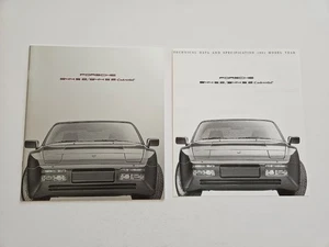 PORSCHE 944 S2 COUPE CABRIOLET SALES BROCHURE 1990 1991 - Picture 1 of 10