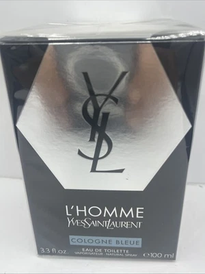 L'homme Cologne Bleue by Yves Saint Laurent for Men EDT SPRAY 100 ml NEW SEALED - Image 1 of 4