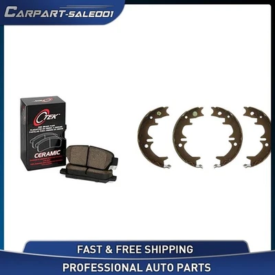 Juego de 2 pastillas de freno de disco delanteras traseras zapatas de freno de estacionamiento para Toyota Camry 2002-2006 Foto 1 de 4