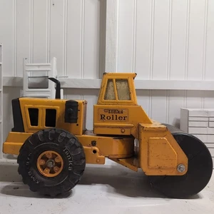 Tonka Mighty Roller 70s XMB975 Orange Pressed Steel Toy - Picture 1 of 1