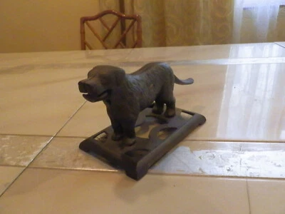 Antique french cast iron dog nut cracker works - Image 1 of 4