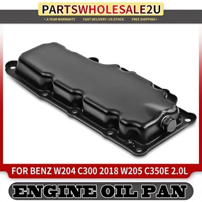 Pan de aceite inferior del motor para Mercedes-Benz C300 2018 C350e 2016-2018 GLC300 16-17 Foto 1 de 4