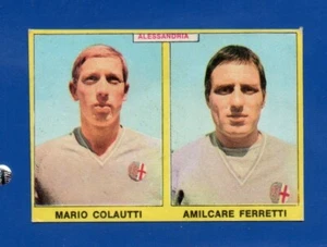 FIGURINA CALCIATORI PANINI 1966 67 MARIO COLAUTTI AMILCARE FERRETTI REC/REMOVED - Picture 1 of 2