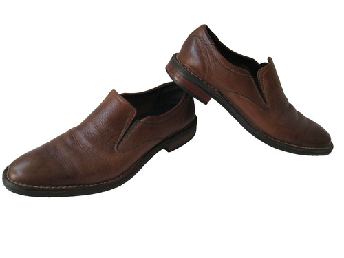 NIKE MOCASSINO COLE HAAN AIR PELLE MARRONE UOMO US 10M CALDO RARO