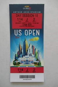 2014 US OPEN TENNIS (DAY SESSION 15) 9/1/2014 FULL TICKET ~ SERENA WILLIAMS - Picture 1 of 1