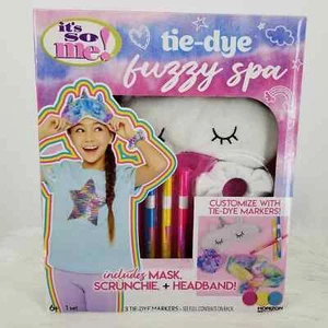 Tie Dye Fuzzy Spa Kit for Little Girls - Picture 1 of 3