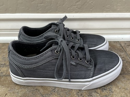 Scarpe da skateboard VANS UltraCush Pro da uomo taglia 6 5 nere peltro denim 721356 pizzo