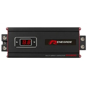 1 RENEGADE RX1800 power cap condensatore car audio 18 farad capacitor 2 3 4 5 - Picture 1 of 10