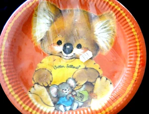 8 placas de papel OSO KOALA CRITTER SITTERS 9" ¡Selladas! Mouse de fiesta vintage - Imagen 1 de 1