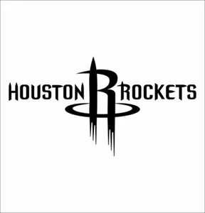 Calcomanía de vinilo pegatina de baloncesto NBA HOUSTON Rockets ventana de coche celda parachoques - Imagen 1 de 1