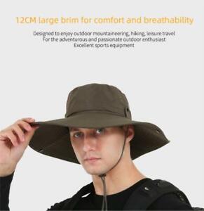Wide Brim Boonie Hat for Men & Women Pack-able Bucket Hat for Hiking, Fishing