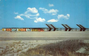 Postal NC: Along the Outer Banks, Coquina Beach, Carolina del Norte, publicada 1963 - Imagen 1 de 2