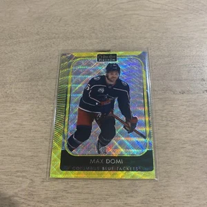 2021-22 O-Pee-Chee Platinum Neon Yellow Surge Parallel #56 Max Domi - Picture 1 of 2
