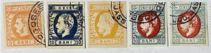 Romania 1869 Prince Carol FORGERIES x 5 - Imagen 1 de 1