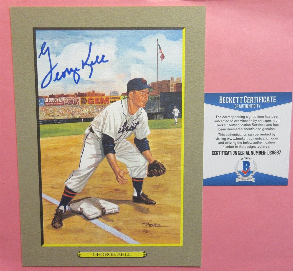 George Kell Signed Perez Steele G.M. - Beckett BAS - Image 1 of 1