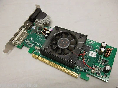 Dell ATI Radeon HD 3450 PCIe Graphics Video Card 256MB DVI HDMI VGA 0UGA6 0F342F - Image 1 of 4