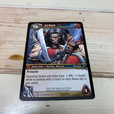 WORLD OF WARCRAFT, TGC / CCG, LO’GOSH,Epic Gladiators 148/208 - Image 1 of 3