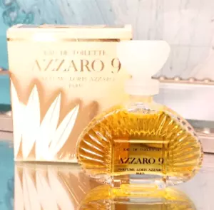 AZZARO 9 EAU DE TOILETTE MINI PARIS - 5 ml - PARFUMS LORIS AZZARO PARIS VINTAGE - Picture 1 of 3